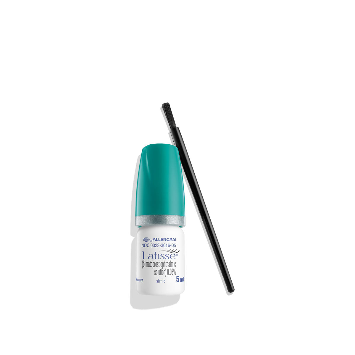 latisse 5ml lash lengthening bottle with brush