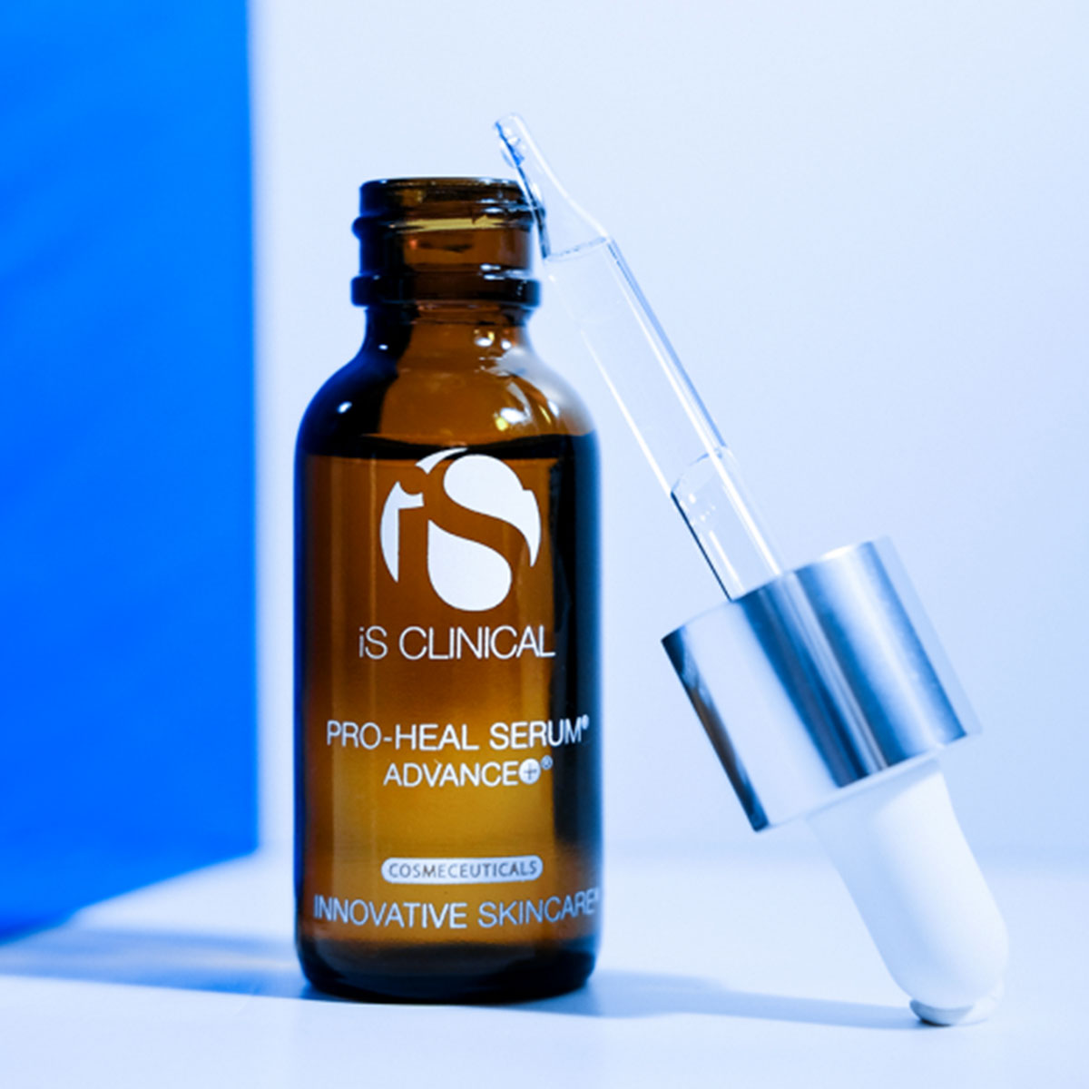 iS Clinical Pro-Heal Serum vitamin C serum bottle and dropper