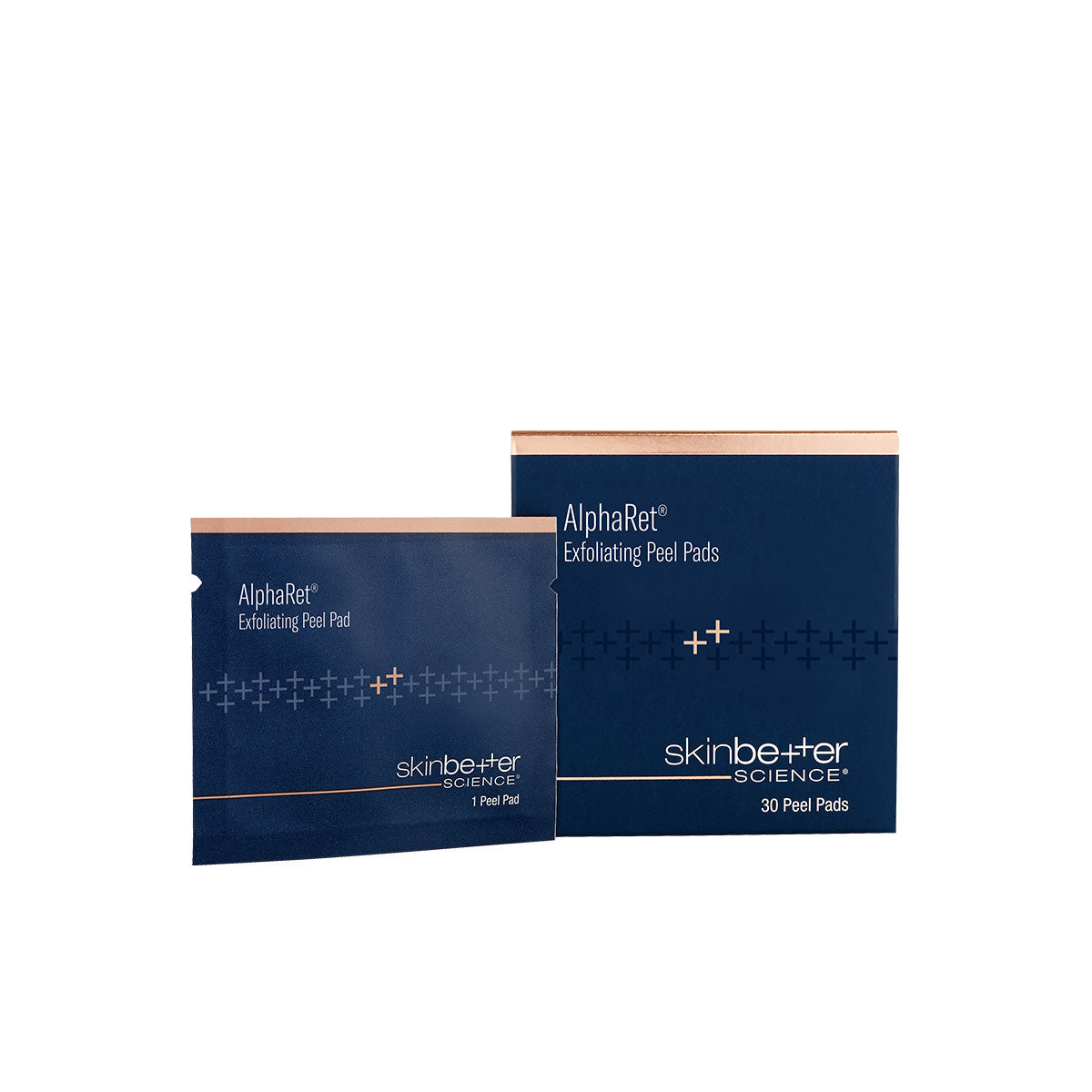 skinbetter science AlphaRet Exfoliating Peel Pads exfoliating treatment box and packet