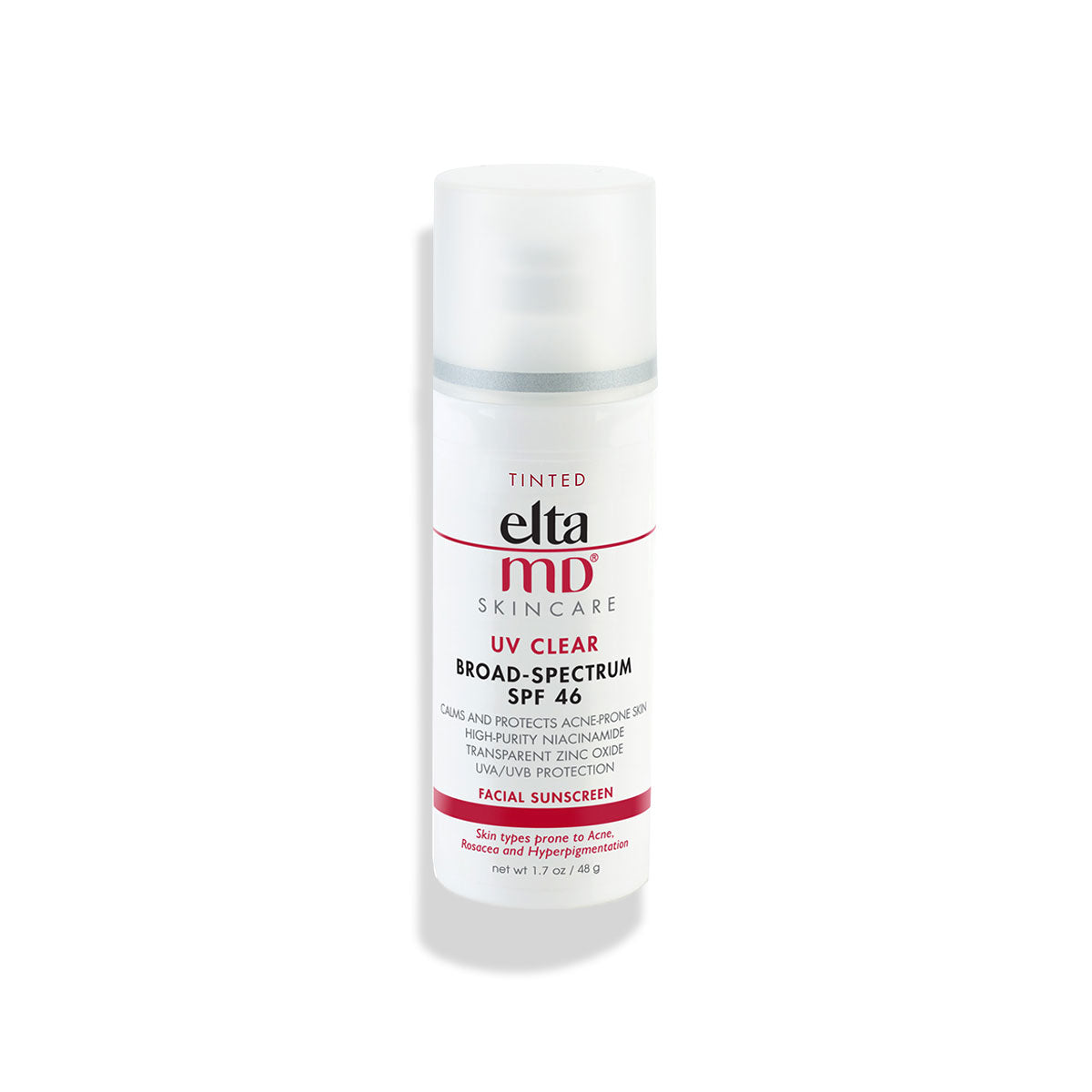 eltaMD UV Clear SPF 46 tinted broad spectrum sunscreen