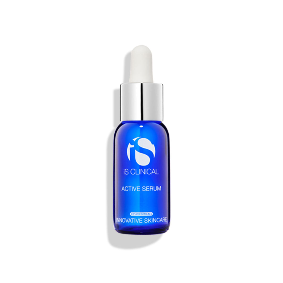 dropper bottle of is clinical active serum botanical skincare